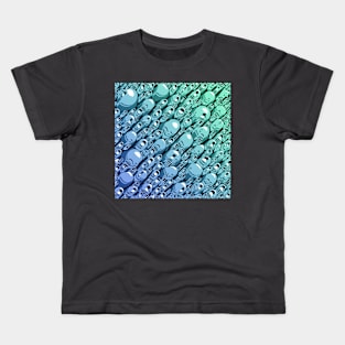 Turquoise Abstract Kids T-Shirt